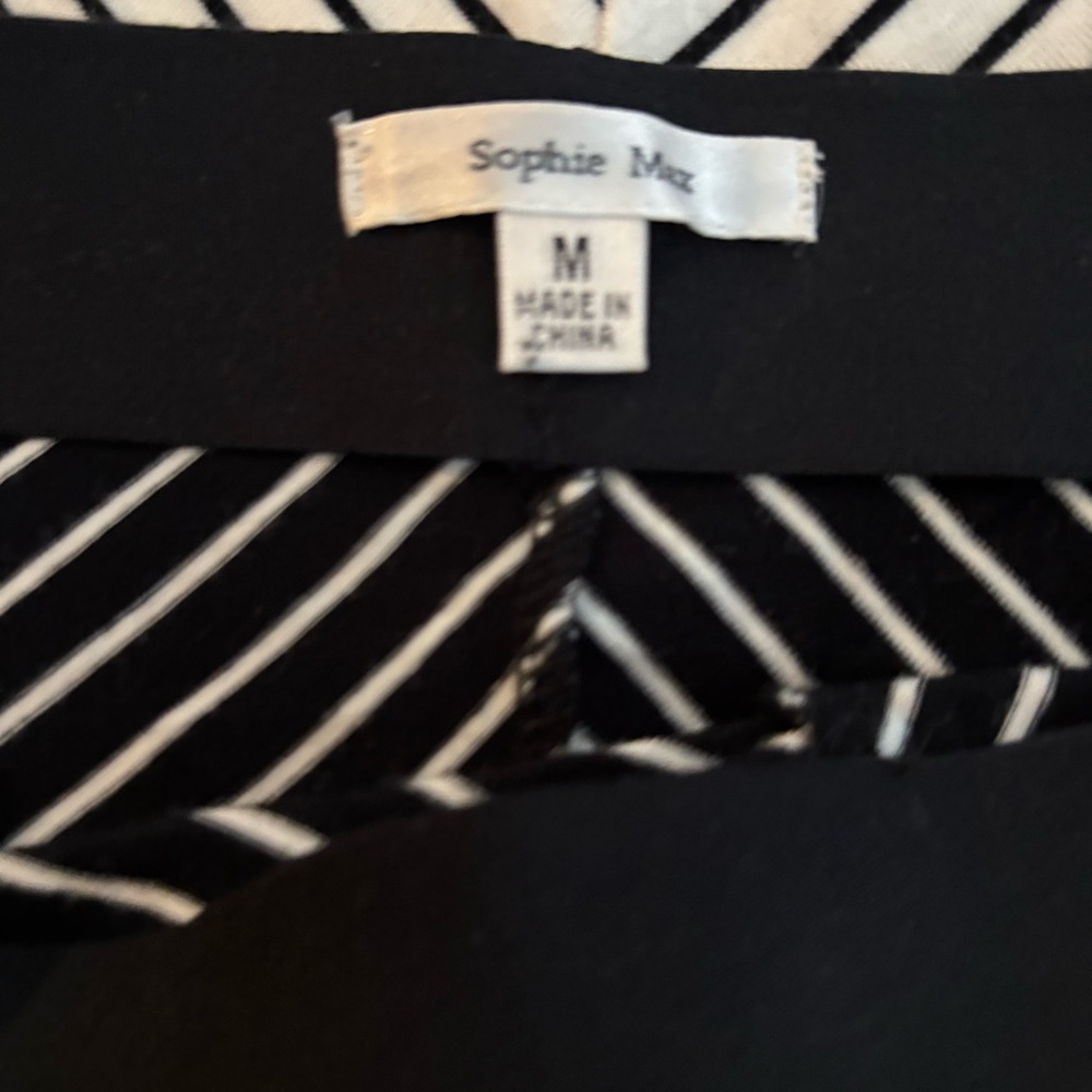 Sophie Max Black and White A-line Maxi Skirt - Picture 2 of 4
